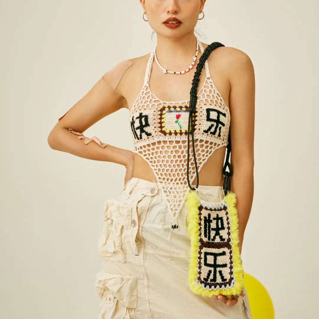 handmade jewelry  unique accessories Happy Bag-feeky