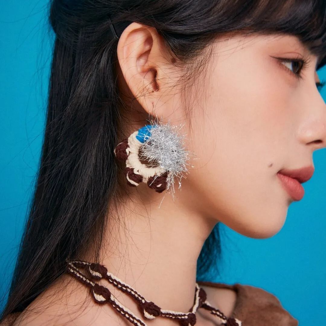 Refreshing coffee earrings