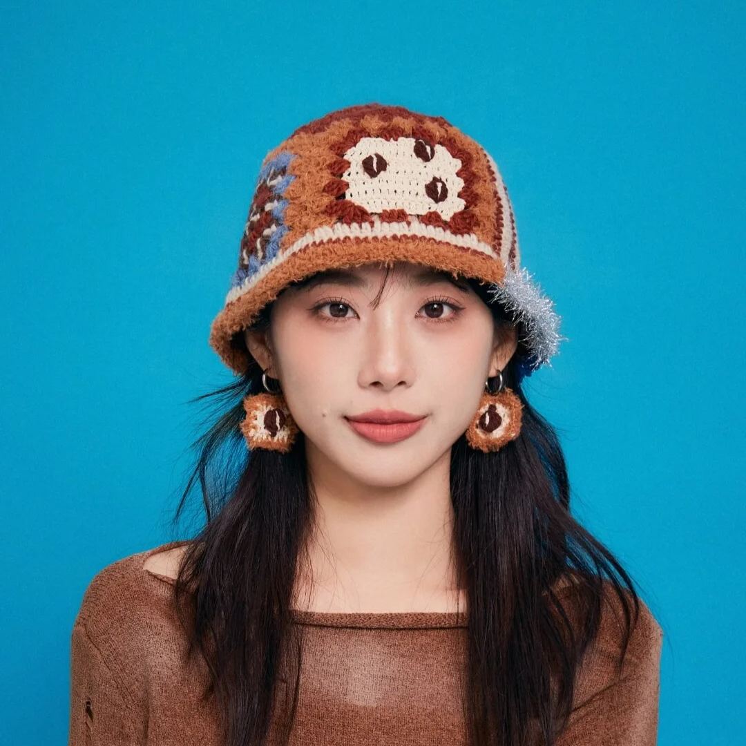 Hand-Crocheted | Refreshing Coffee Hat- Artisan Hand-Crocheted--feeky-Unique Sustainable Fashion