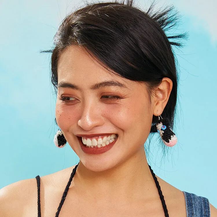 Cow earrings