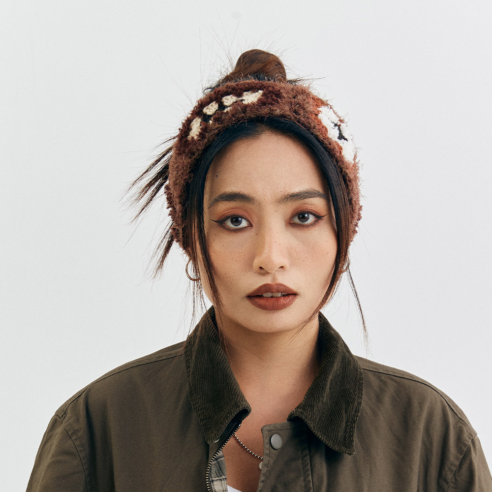 Vintage Grid Headband