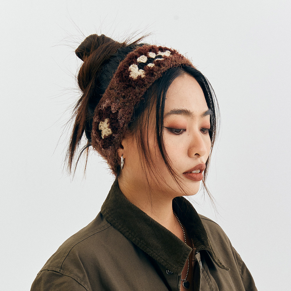 Vintage Grid Headband
