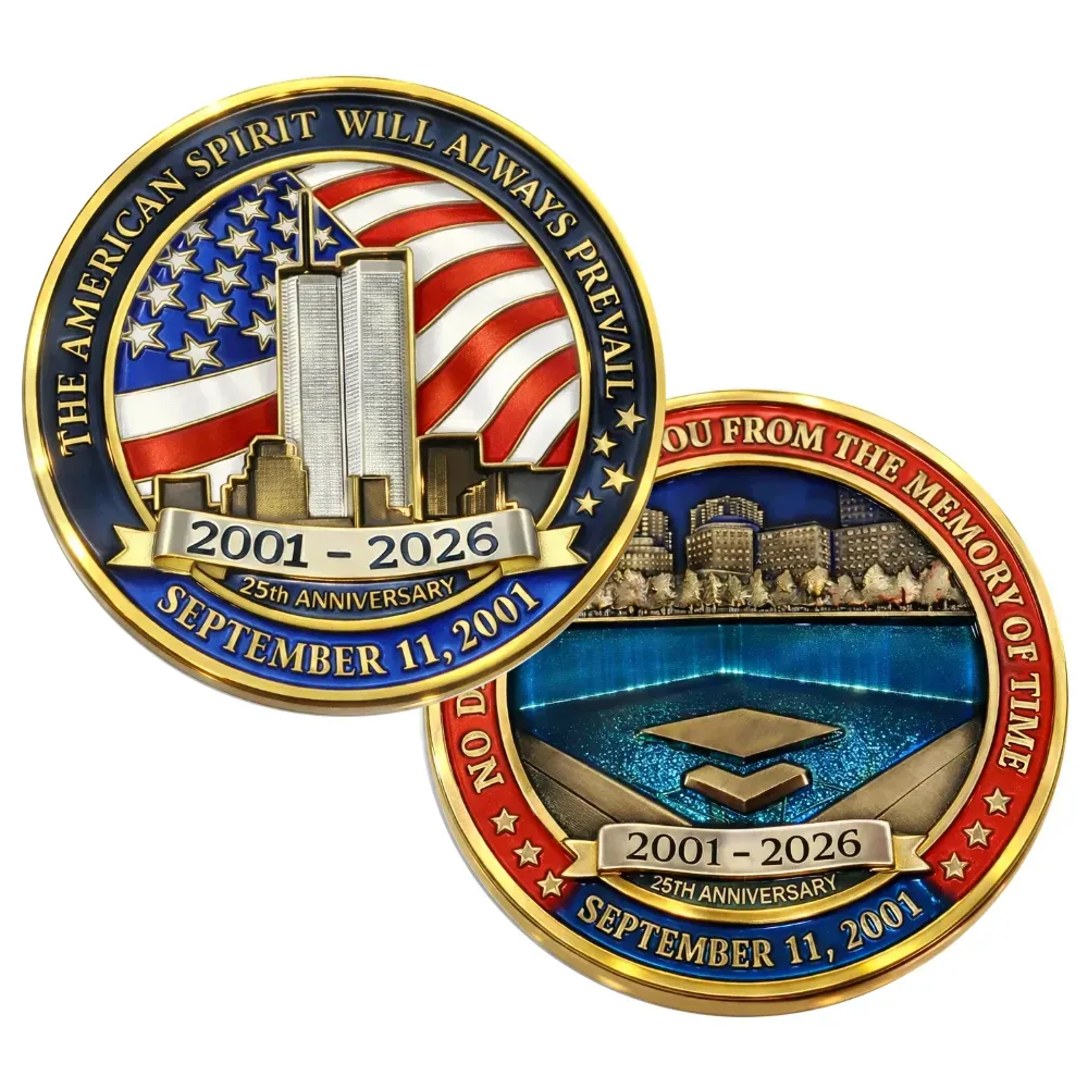 9/11 25th Anniversary Memorial Coin