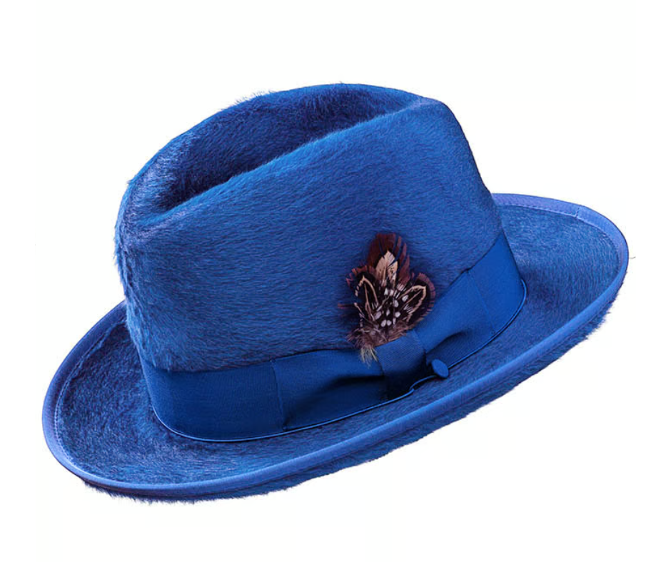 Alpha Godfather Homburg Hat-Royal
