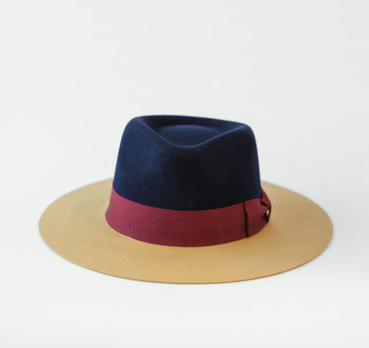 El Chayo Small Brim Fedora Two Tone