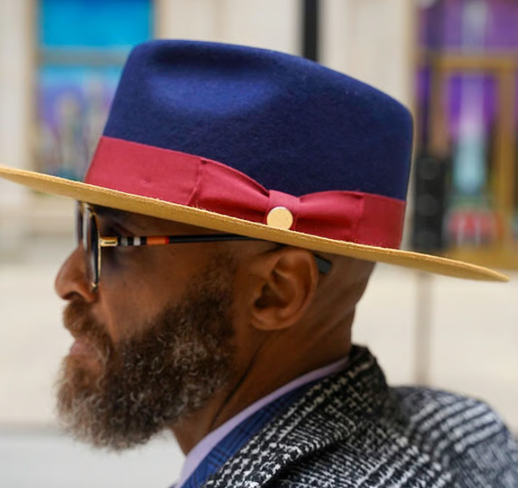 El Chayo Small Brim Fedora Two Tone