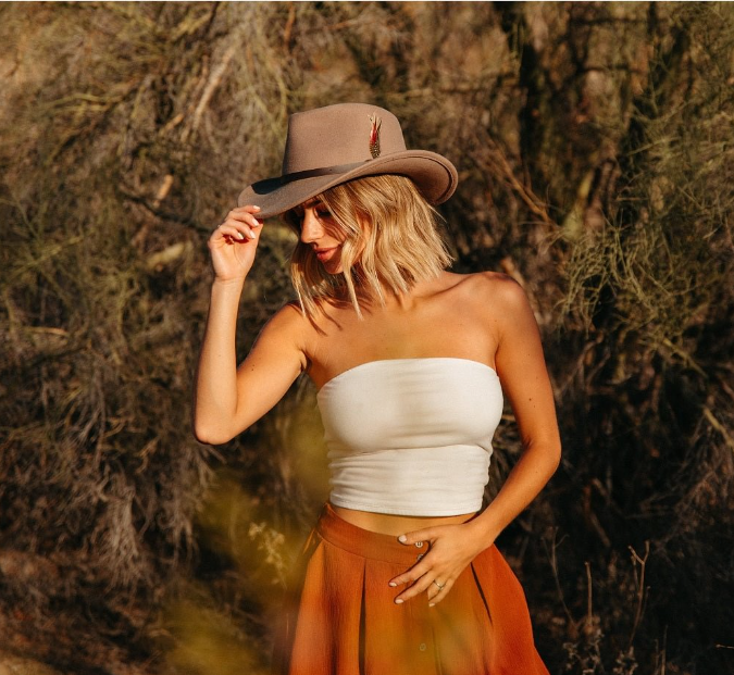 Dakota Fedora-PUTTY[Fast shipping and box packing]