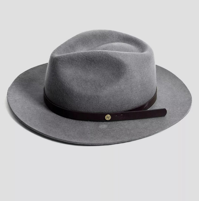 Griffin Fedora–Dark Grey[Fast shipping and box packing]