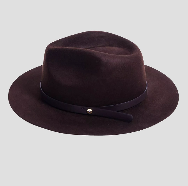 Griffin Fedora – Brown [Fast shipping and box packing]
