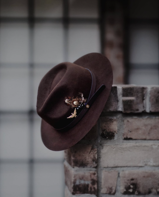 Griffin Fedora – Brown [Fast shipping and box packing]