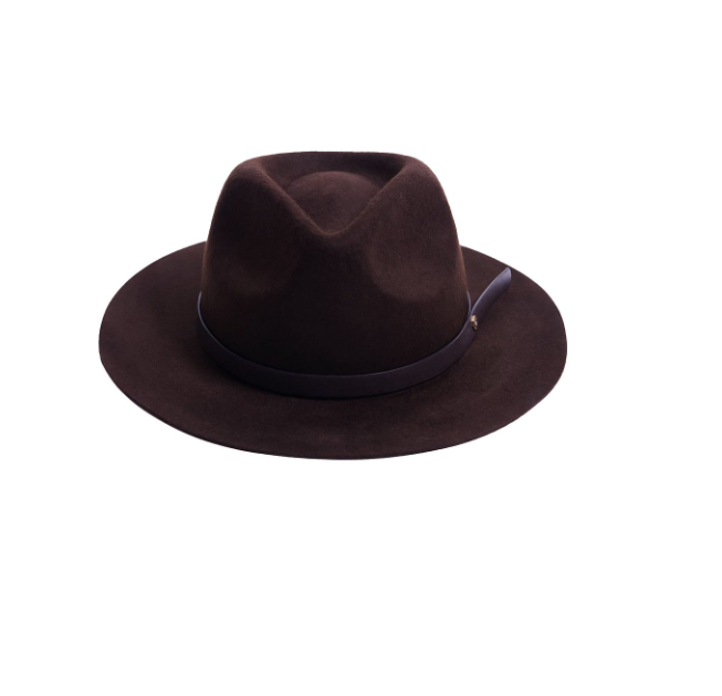 Griffin Fedora – Brown [Fast shipping and box packing]