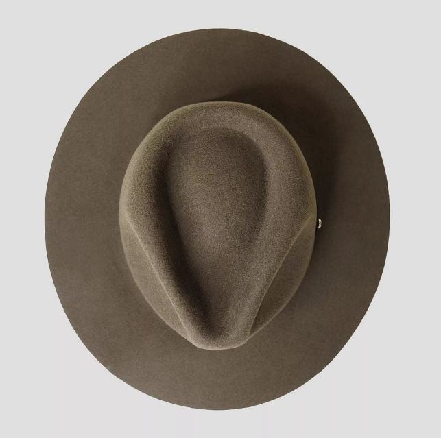 Griffin Fedora–Dark Olive[Fast shipping and box packing]