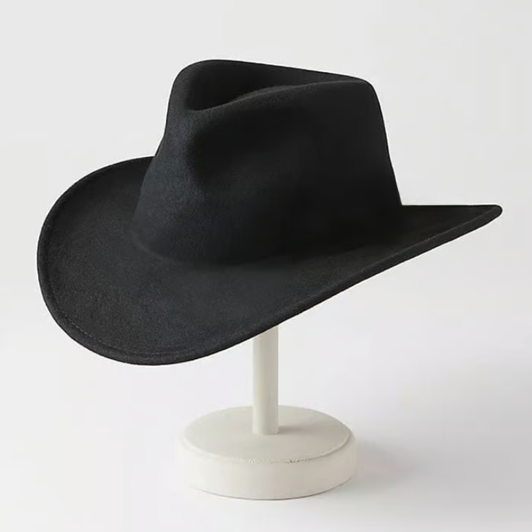 【New】Crushable Wool Cowboy Hat