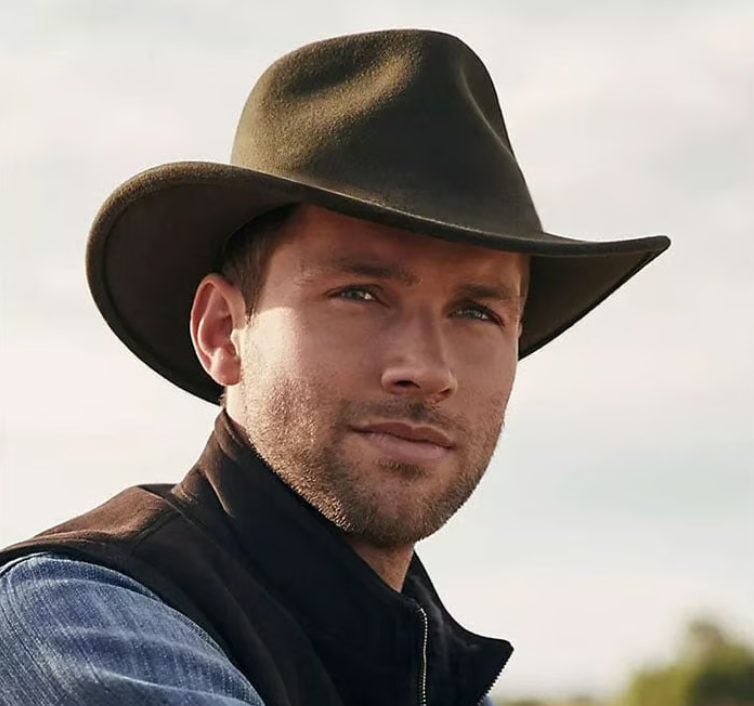 【New】Crushable Wool Cowboy Hat