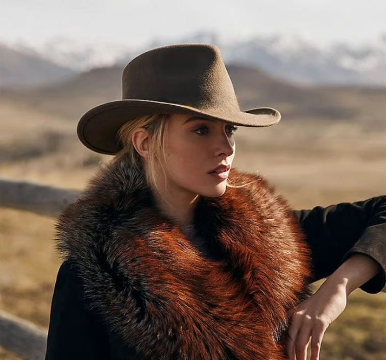 【New】Crushable Wool Cowboy Hat