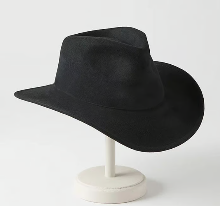 【New】Crushable Wool Cowboy Hat
