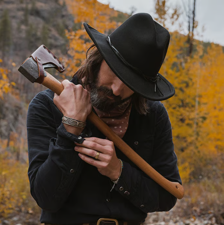 Gus Crushable Outdoor Hat-Black