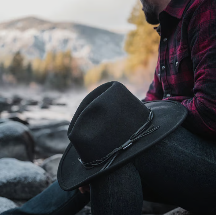 Gus Crushable Outdoor Hat-Black