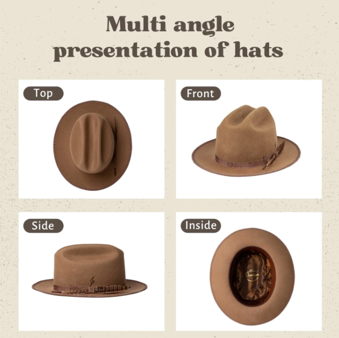 Duke - Distressed Vintage Western Fedora