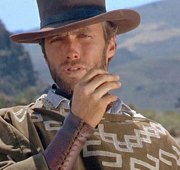 Cattleclint Eastwood Western Poncho Replica
