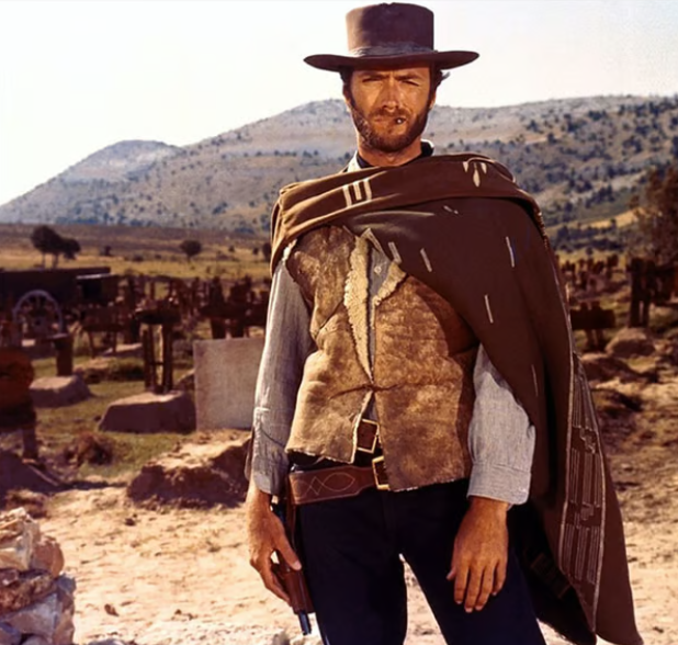 Cattleclint Eastwood Western Poncho Replica