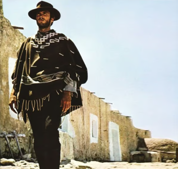 Cattleclint Eastwood Western Poncho Replica