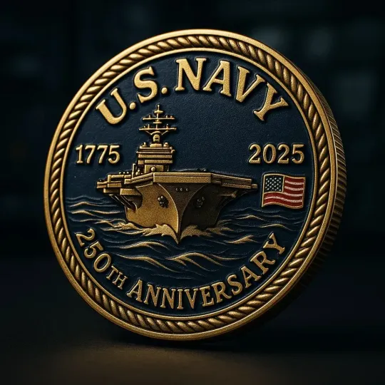 🎉Last Day Only $19.99 🇺🇸 250th Anniversary U.S. Navy Hat Set⚓Free Symbolizes Honor Gift