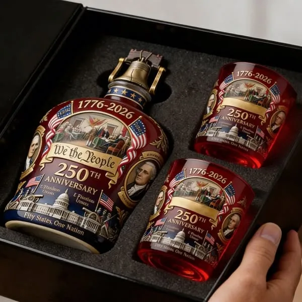 U.S. 250th Anniversary Commemorative Whiskey decanter set（1776-2026）