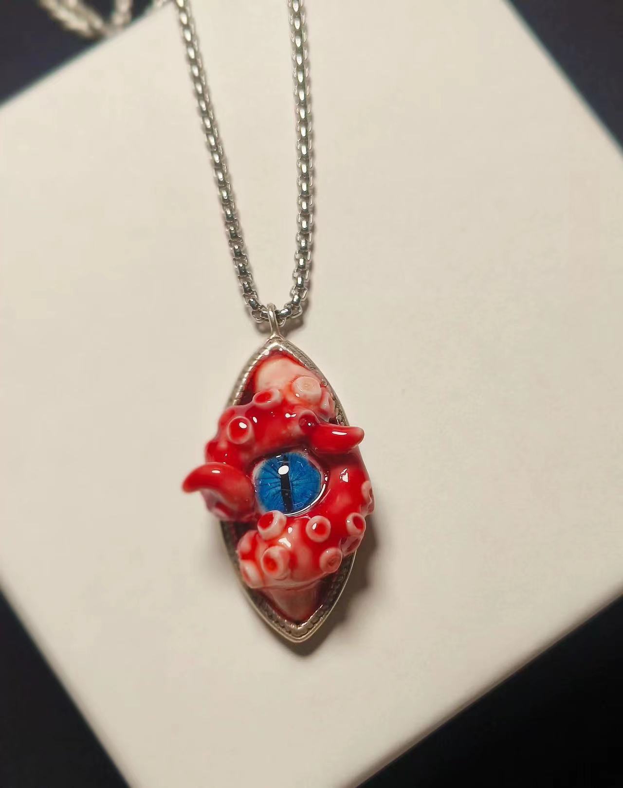 Octopus Eyeball Necklace