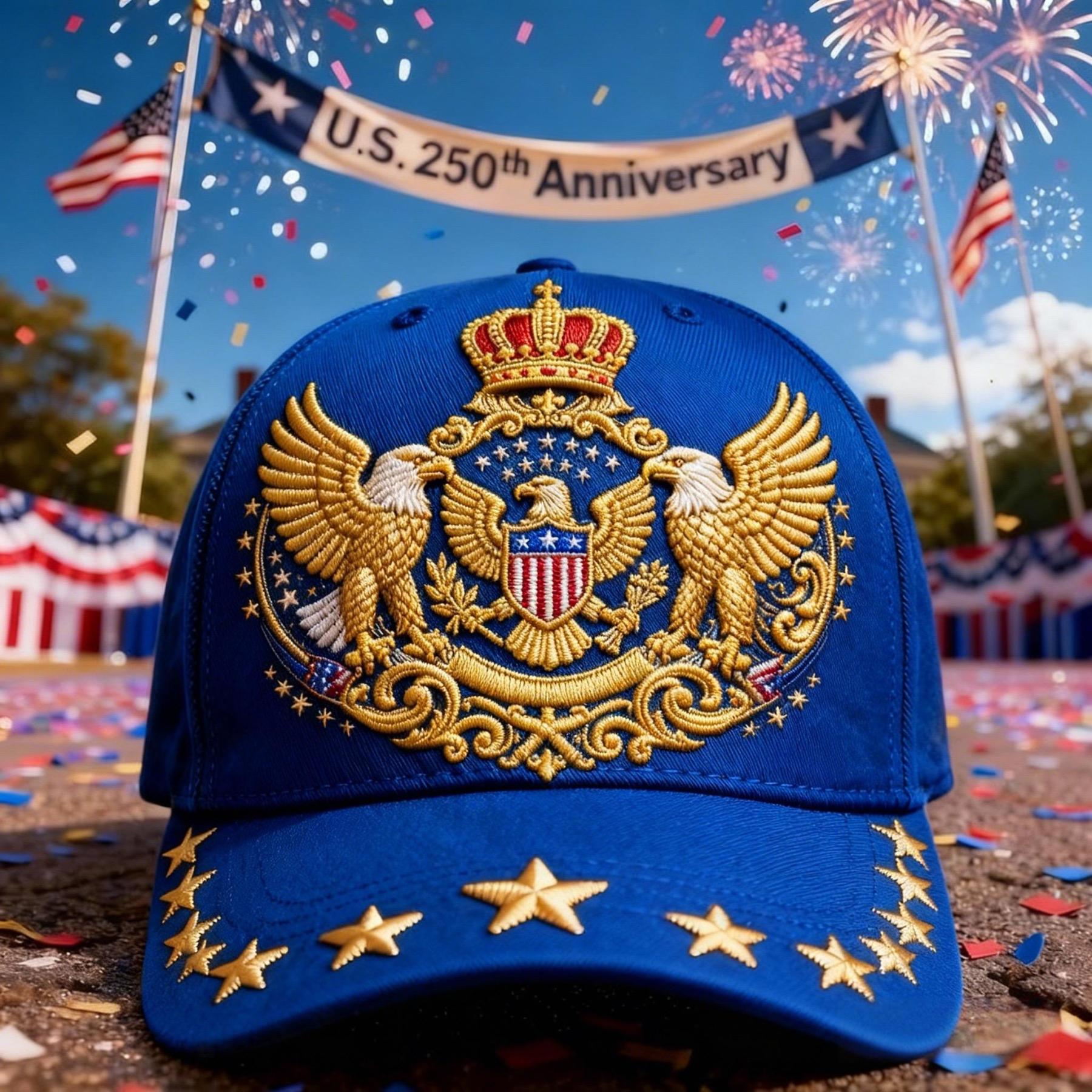 U.S. Navy 250th Anniversary Commemorative Hat – 1775–2025 Veterans Tri