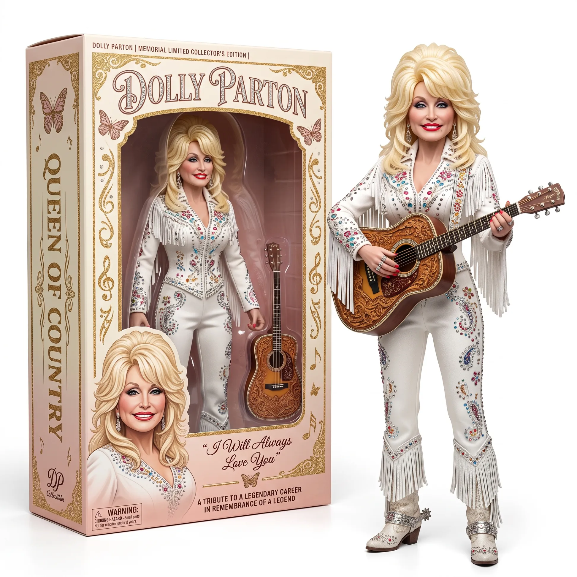 IN LOVING MEMORY OF THE QUEEN OF COUNTRY (1946-2026) HOT TOY DOLLS