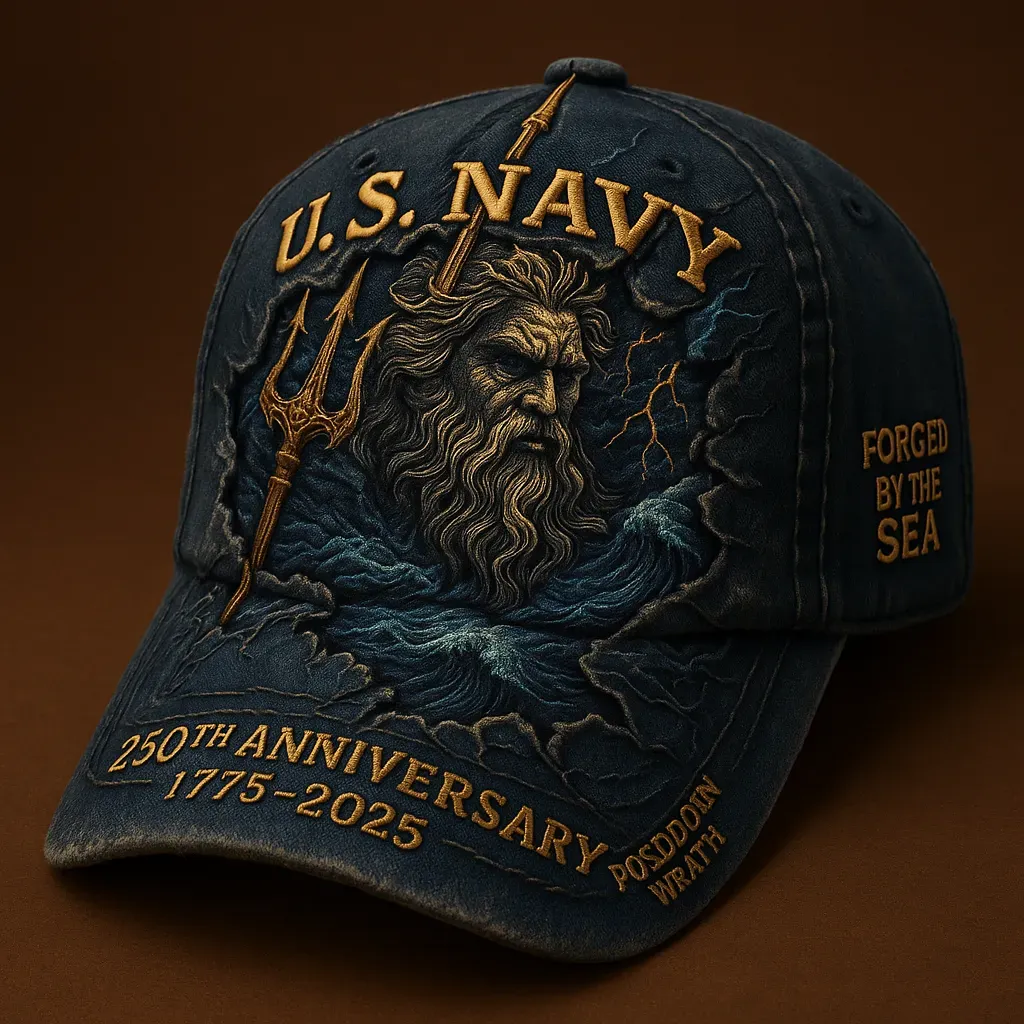 U.S. Navy Poseidon Heritage Hat – Shellback & 250th Anniversary Edition