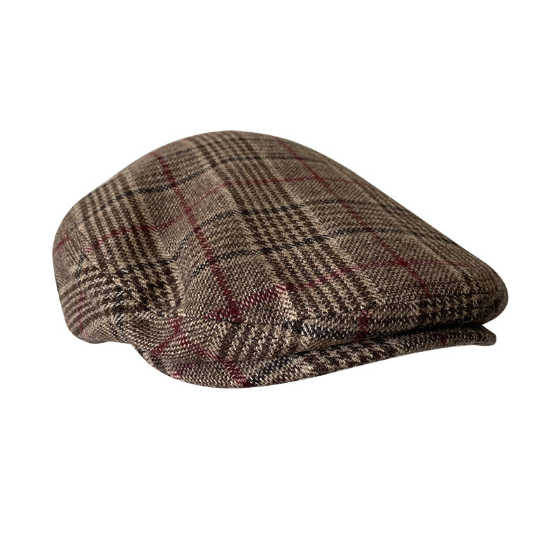 THE PEAKY Marl Flat Hat Silas-Harris Tweed