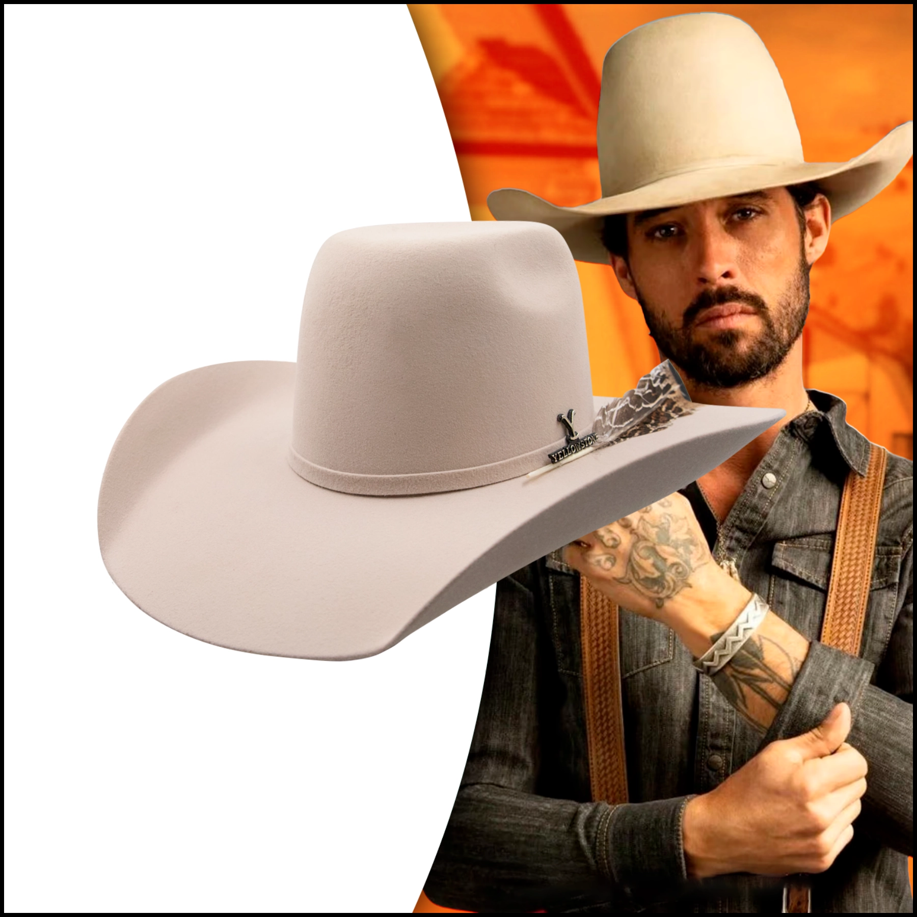 Bull Ranch 10X Walker SilverBelly Style