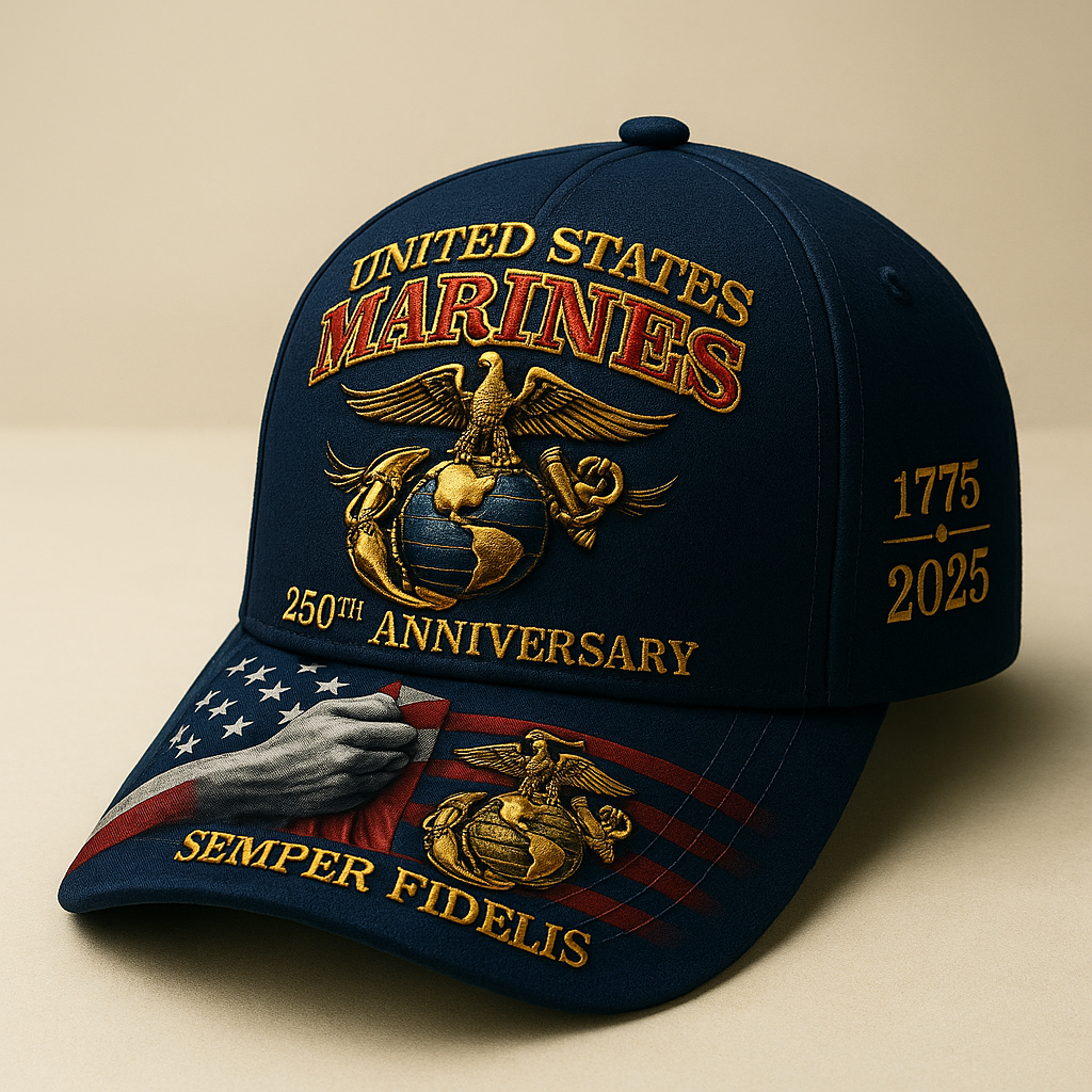 USMC 250th Anniversary Semper Fi Cap – Honor the Few, the Proud
