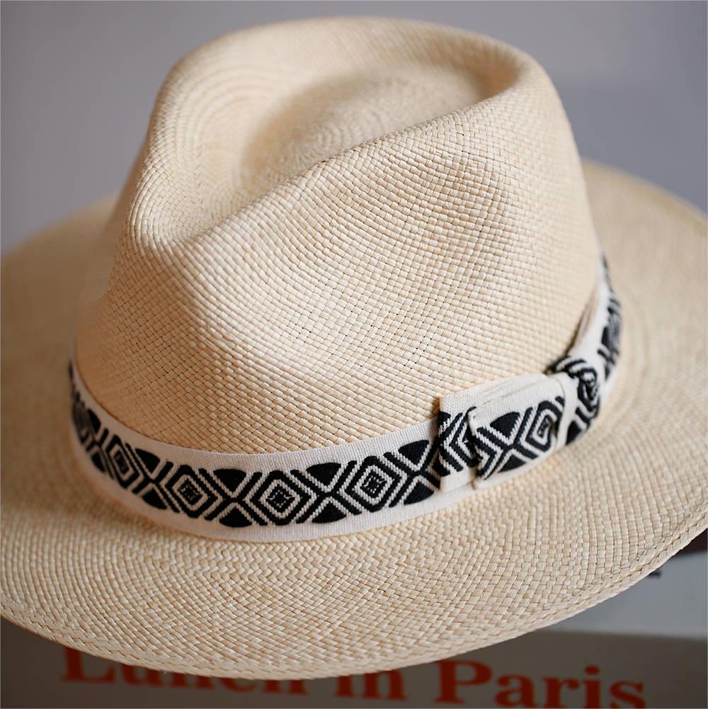 [Perfect For You]Ecuador imported senior Panama straw hat