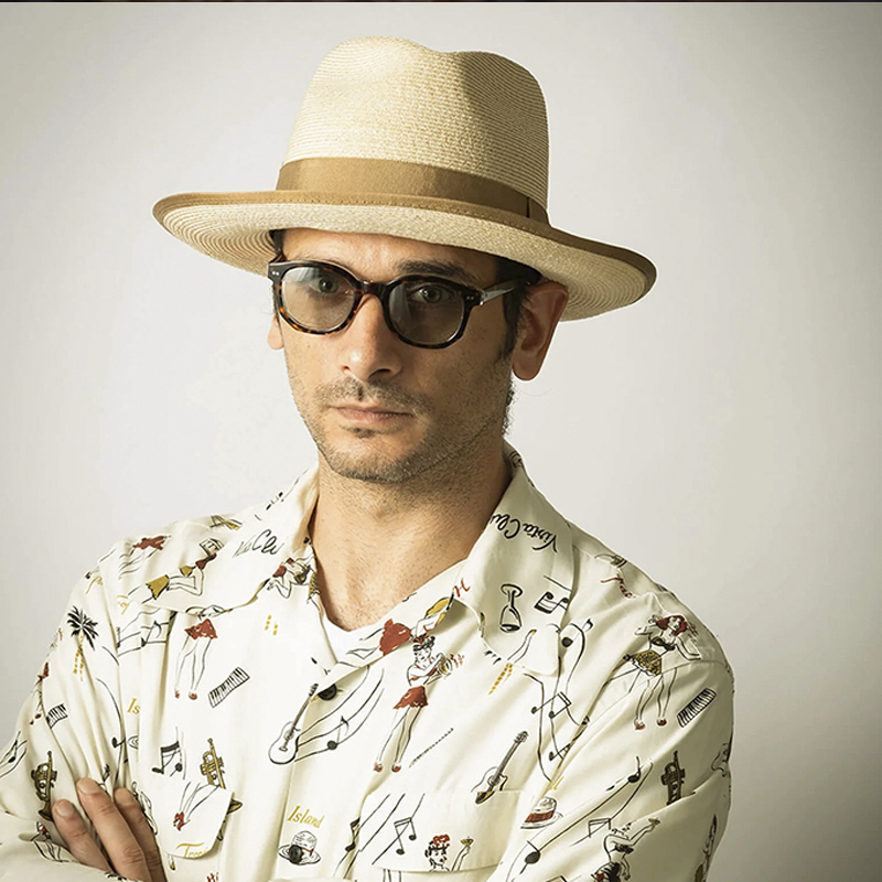 Vintage Full Linen Braided Cool All-Match Hat