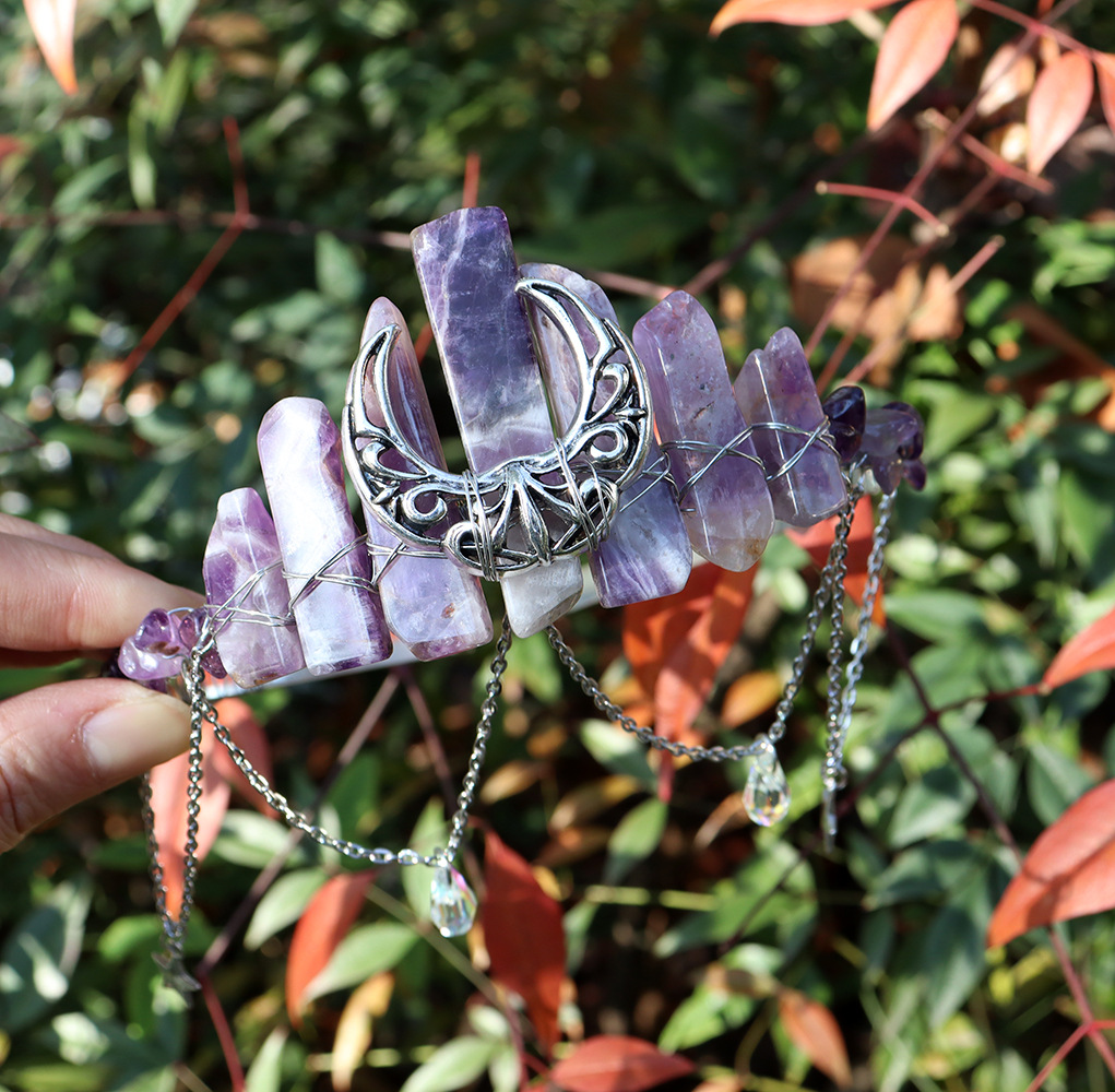 HANDMADE NATURAL CRYSTAL CROWN