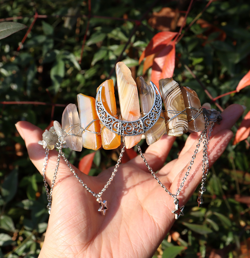 HANDMADE NATURAL CRYSTAL CROWN