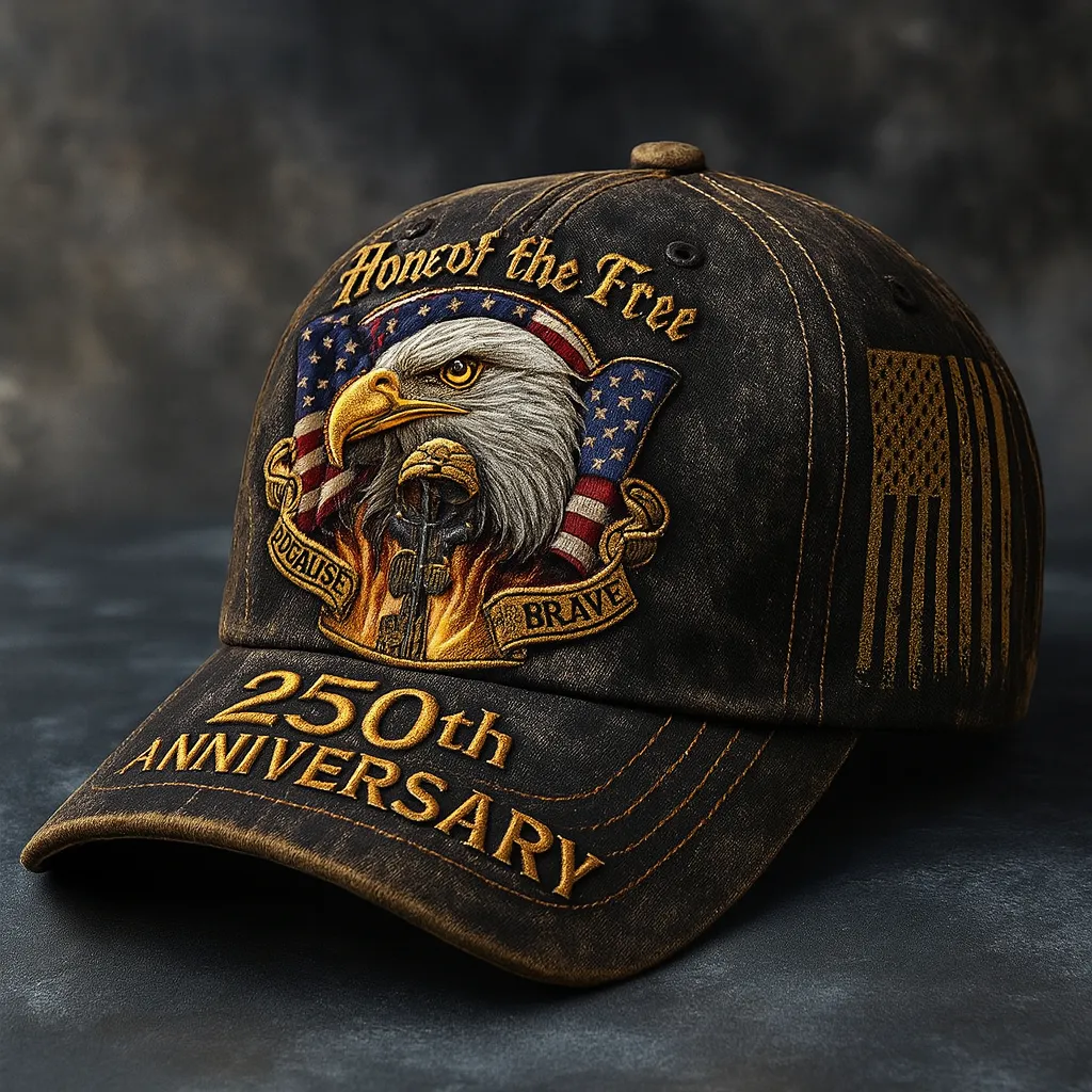 U.S. Navy 250th Anniversary Commemorative Hat – 1775–2025 Veterans Tri