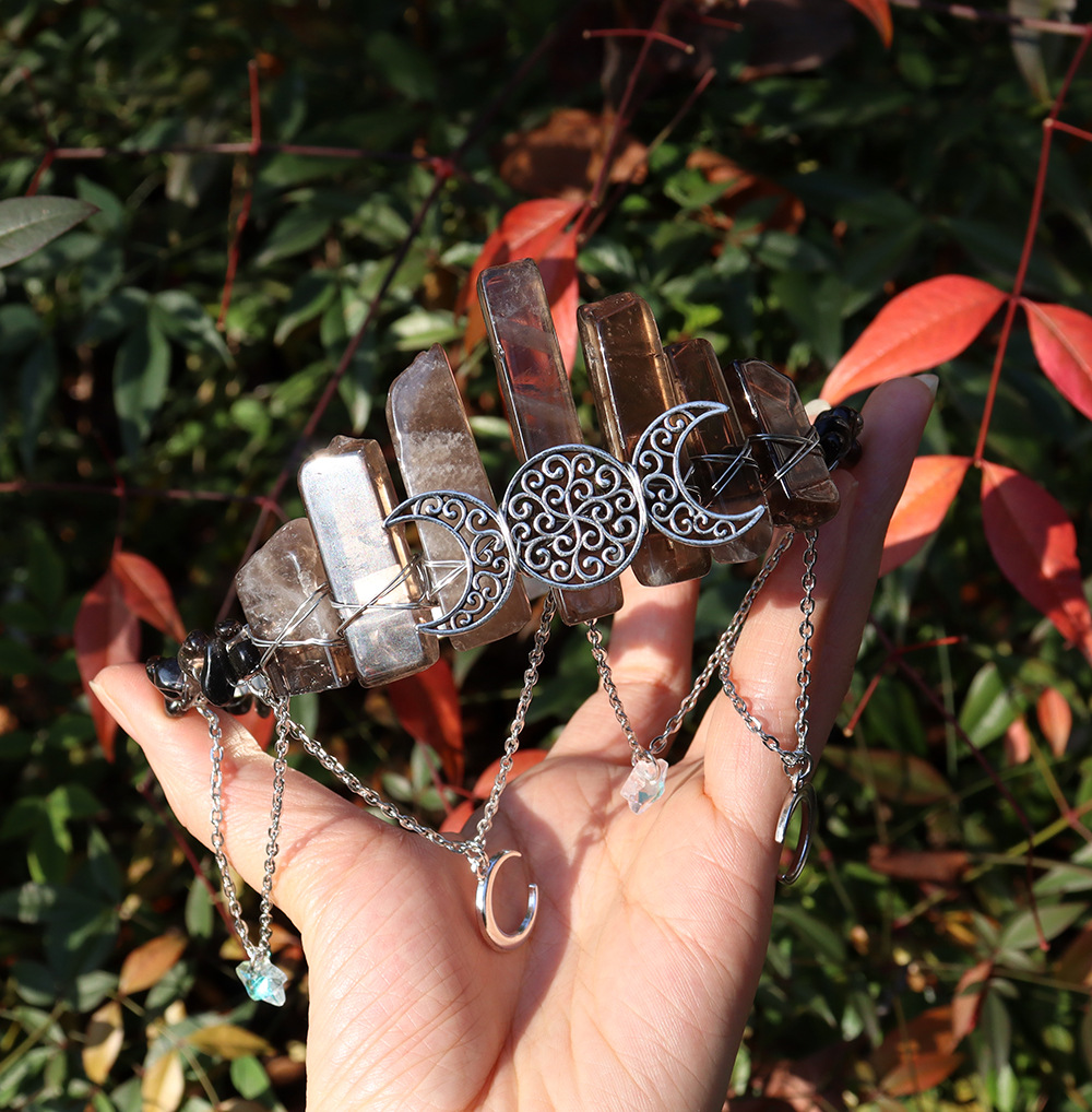 HANDMADE NATURAL CRYSTAL CROWN