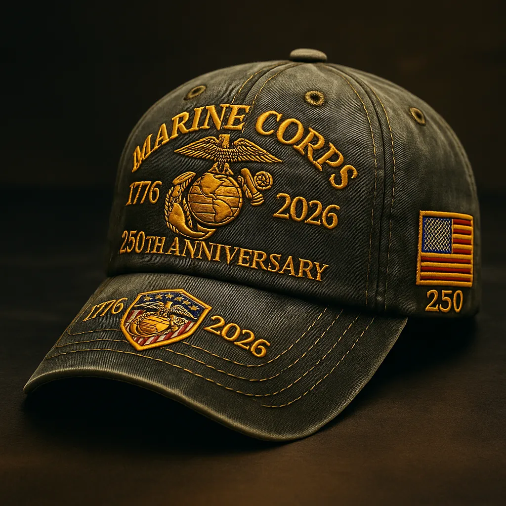 Marine Corps 250th Anniversary Hat – Honoring 1776 to 2026 with Pride
