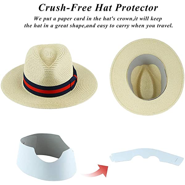 Panama Straw Hats for Men & Women (two Bands)