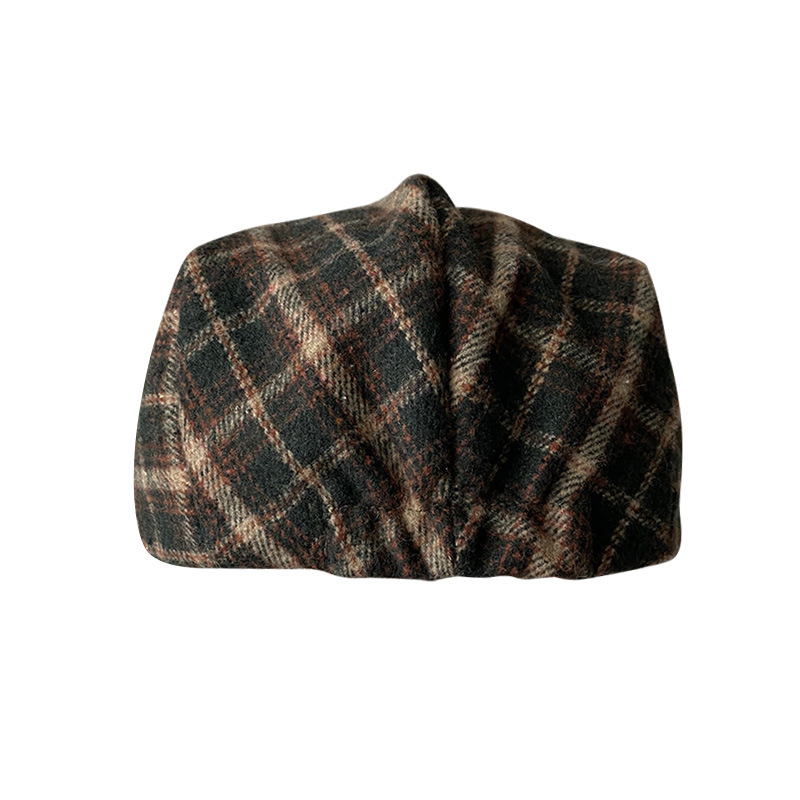 THE PEAKY Marl Flat Hat Kent-Harris Tweed