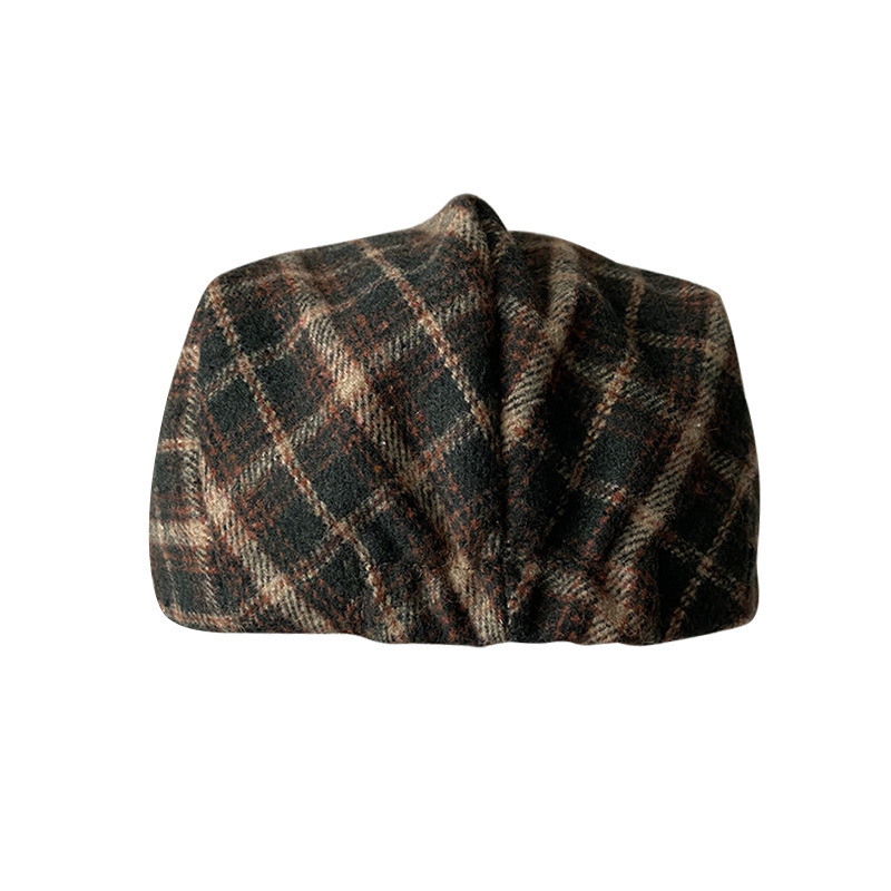 THE PEAKY Marl Flat Hat Kent-Harris Tweed