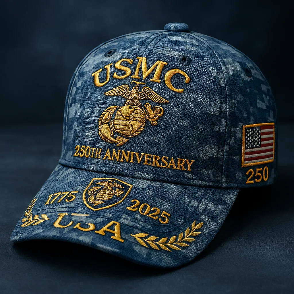 USMC 250th Anniversary Camo Cap
