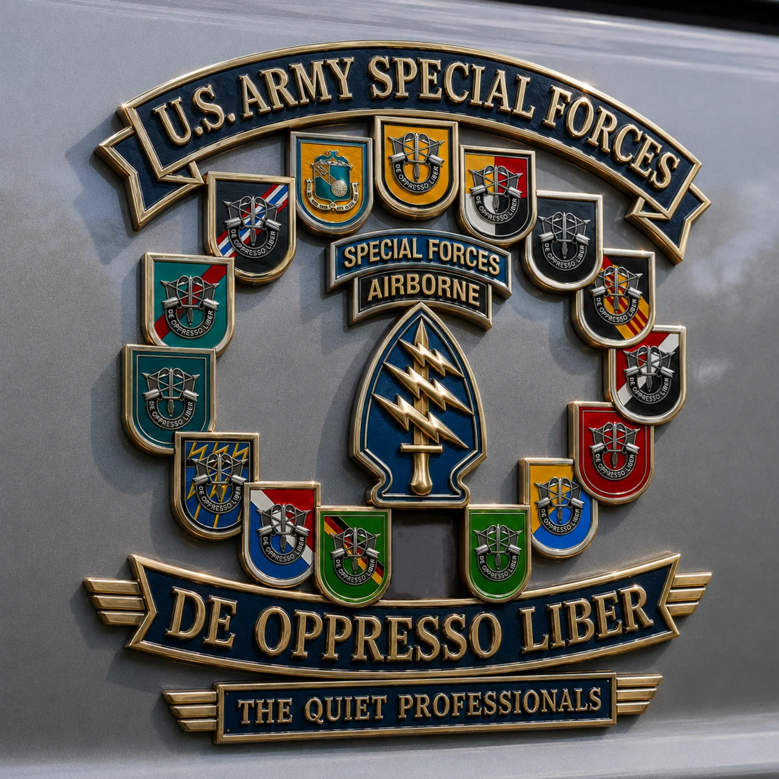  🗡️U.S. Army Special Forces “De Oppresso Liber” Tribute Metal Car Emblem 🗡️U.S. Army Special Forces “De Oppresso Liber” Tribute Metal Car Emblem 🗡️U.S. Army Special Forces “De Oppresso Liber” Tribute Metal Car Emblem 🗡️U.S. Army Special Forces “De Opp