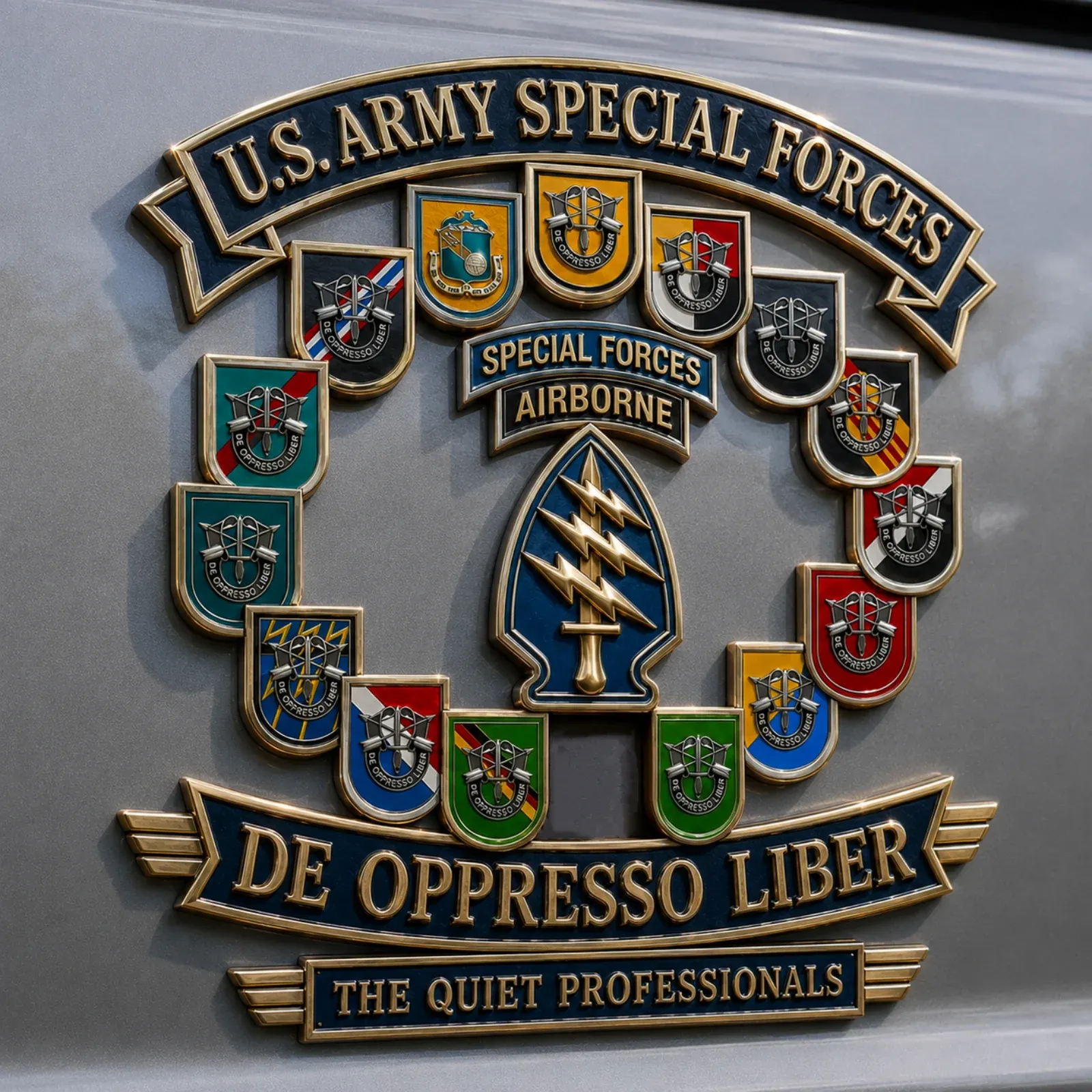  🗡️U.S. Army Special Forces “De Oppresso Liber” Tribute Metal Car Emblem 🗡️U.S. Army Special Forces “De Oppresso Liber” Tribute Metal Car Emblem 🗡️U.S. Army Special Forces “De Oppresso Liber” Tribute Metal Car Emblem 🗡️U.S. Army Special Forces “De Opp