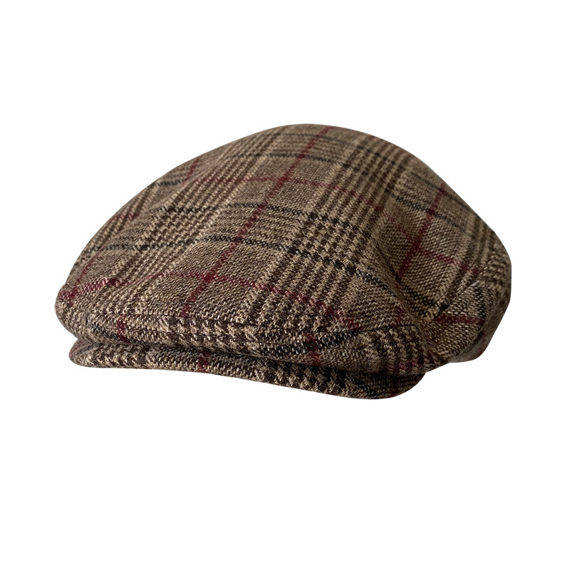 THE PEAKY Marl Flat Hat Silas-Harris Tweed