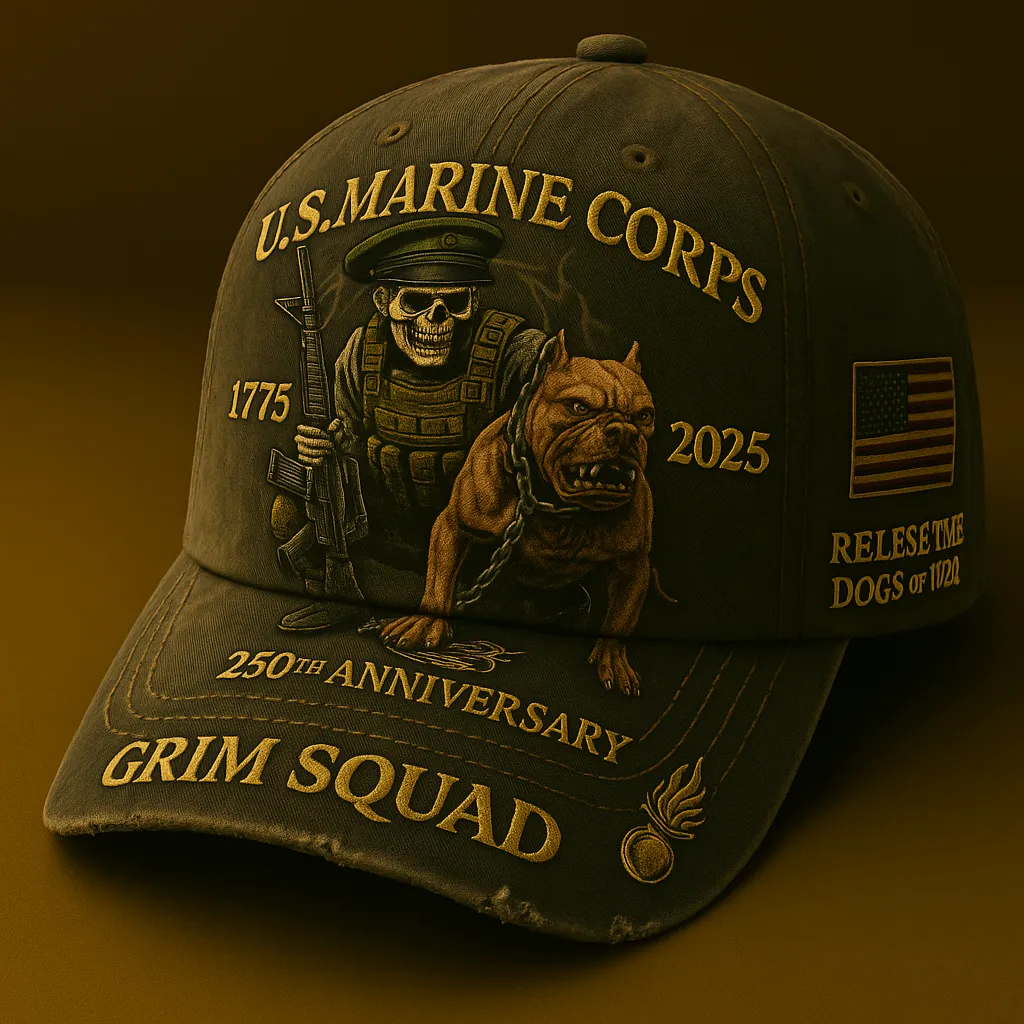U.S. Marine Corps "Grim Squad" 250th Anniversary Cap